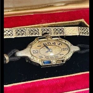 Antique Art Deco Wrist Watch SWISS And Box 1920s / 1930s